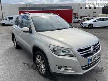 Location: South Wales - 2009 VOLKSWAGEN TIGUAN SE TDI Estate REG: NJ09OHX, 1968cc Diesel, 6 Speed Manual Diesel, Former Keepers: 3, Keys: No, MOT: Expiry date04/12/2026