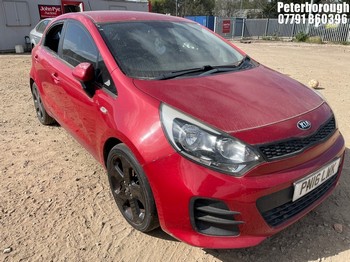 NOTE: ATF Registered Buyers ONLY - Location: Peterborough - 2016 KIA RIO 1 5 Door Hatchback REG: PN16LWK, Keys: No, 1248 Petrol, 5 Speed Manual Petrol, Former Keepers: 3