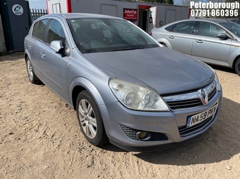 NOTE: ATF Registered Buyers ONLY - Location: Peterborough - 2009 VAUXHALL ASTRA ELITE 5 Door Hatchback REG: NA59PKV, Keys: No, 1598 Petrol, 5 Speed Manual Petrol, Former Keepers: 6