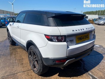 Location: Hull - 2015 LAND ROVER RANGE ROVER EVOQUE PURE T Coupe REG: YW64DVG, Keys: No, MOT Expiry date: 22/09/2026, 2179 Diesel, 6 Speed Manual Diesel, Former Keepers: 3