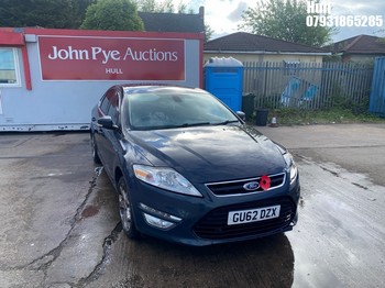 Location: Hull - 2012 FORD MONDEO ZETEC BUSINESS EDN 5 Door Hatchback REG: GU62DZX, Keys: No, MOT Expiry date: 06/07/2026, 1997 Diesel, 6 Speed Manual Diesel, Former Keepers: 5