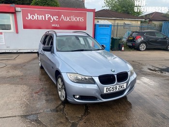 Location: Hull - 2009 BMW 320D SE TOURING Estate REG: DG59ZKL, Keys: No, MOT Expiry date: 12/04/2027, 1995 Diesel, 6 Speed Manual Diesel, Former Keepers: 10