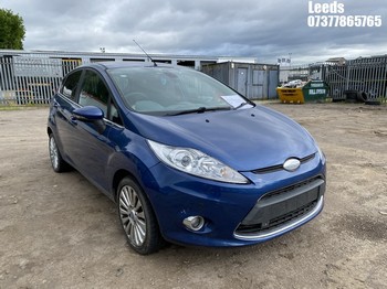 Location: Leeds - 2009 FORD FIESTA TITANIUM 120 5 Door Hatchback REG: EF58KRX, Keys: No, MOT Expiry date: 08-06-2025, 1596 Petrol, 5 Speed Manual Petrol, Former Keepers: 8