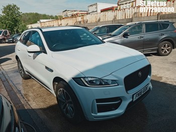 Location: St Helens - 2018 JAGUAR F-PACE R-SPORT AWD D AUTO 5 Door SUV REG: FN18GGK, Keys: Yes, MOT Expiry date: 16/05/2025, 1999 CC Diesel, 8 Speed Automatic Diesel, Former Keepers: 2