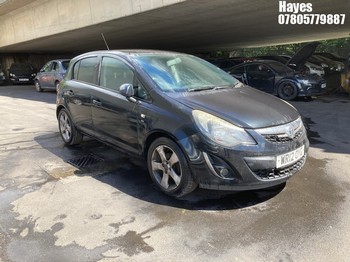 Location: Hayes - 2012 VAUXHALL CORSA SXI AC 5 Door Hatchback REG: WR12OYG, Keys: No, MOT Expiry date: 18/08/2025, 1398 Petrol, 5 Speed Manual Petrol, Former Keepers: 5