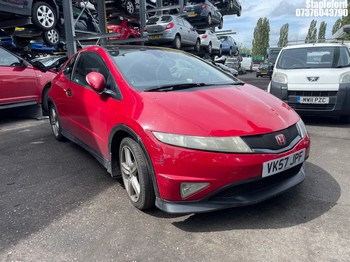 Location: Stapleford - 2007 HONDA CIVIC TYPE-S GT 3 Door Hatchback REG: VK57JPF, Keys: No, MOT Expiry date: 08/02/2026, 1799 Petrol, 6 Speed Manual Petrol, Former Keepers: 4