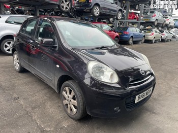 Location: Stapleford - 2011 NISSAN MICRA ACENTA 5 Door Hatchback REG: BV61WEH, Keys: No, MOT Expiry date: 13/04/2026, 1198 Petrol, 5 Speed Manual Petrol, Former Keepers: 2