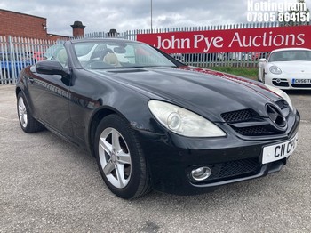 Location: Nottingham - 2009 MERCEDES SLK 200 KOMPRESSOR AUTO CONVERTIBLE REG: C11CPG, 1796cc PETROL, 5 SPEED AUTO PETROL, Former Keepers: 4, Keys: Yes, MOT Expiry date: 28/07/2026