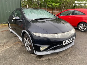 Location: Manchester - 2007 HONDA CIVIC TYPE-S 6 Speed Manual Petrol REG: OJZ8584, 1799cc PETROL, 6 Speed Manual Petrol, Former Keepers: 6, Keys: No, MOT Expiry date: 30/06/2026