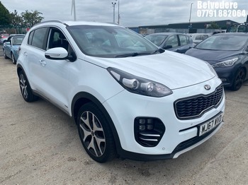 Location: Belvedere - 2017 KIA SPORTAGE GT-LINE Estate REG: MJ67WVD, 1591cc PETROL, 6 Speed Manual Petrol, Former Keepers: 1, Keys: Yes, MOT Expiry date: 28/11/2026