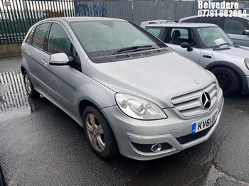 Location: Belvedere - 2011 MERCEDES-BENZ B160 SE CVT MPV REG: KV61UET, Keys: No, MOT Expiry date: 09/03/2026, 1498 Petrol, Variable Speed Auto Petrol, Former Keepers: 5