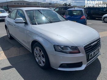 Location: Belvedere - 2008 AUDI A4 SE TFSI 6SP 4 Door Saloon REG: ML08VTW, Keys: No, MOT Expiry date: 12.09.2026, 1798 Petrol, 6 Speed Manual Petrol, Former Keepers: 13