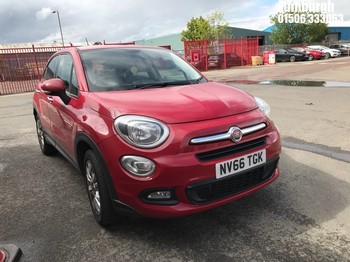 Location: Edinburgh - 2017 FIAT 500 X POP STAR 5 DOOR HATCHBACK REG: NV66TGK, 1598cc PETROL, 5 SPEED MANUAL PETROL, Former Keepers: 3, Keys: Yes, MOT Expiry date: 17/05/2026