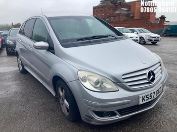 Location: Nottingham - 2008 MERCEDES B200 CDI SE MPV REG: KS57GVZ, Keys: No, MOT Expiry date: 07/10/2026, 1992 Diesel, 6 Speed Manual Diesel, Former Keepers: 16