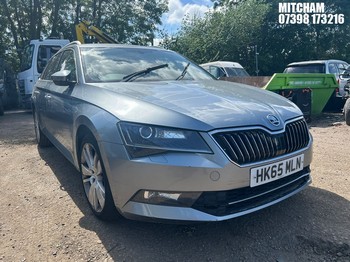 Location: MITCHAM - 2015 SKODA SUPERB SE L EXECUTIVE TDI Estate REG: HK65MLN, 1968cc Diesel, 6 Speed Semi Auto Diesel, Former Keepers: 3, Keys: No, MOT: Expiry date24/04/2026