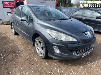 Location: Peterborough - 2009 PEUGEOT 308 SPORT HDI 107BHP 5 Door Hatchback REG: KM09TVK, Keys: No, MOT Expiry date: 26/01/2026, 1560 Diesel, 6 Speed Manual Diesel, Former Keepers: 11