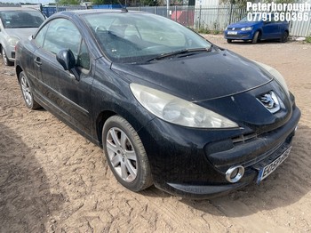 Location: Peterborough - 2008 PEUGEOT 207 SPORT CC Convertible REG: EO58BBE, Keys: No, MOT Expiry date: 06/01/2026, 1598 Petrol, 5 Speed Manual Petrol, Former Keepers: 4
