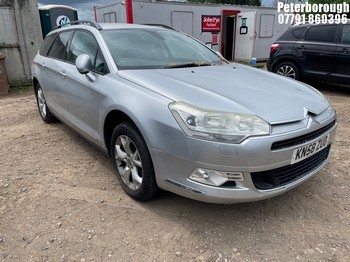 Location: Peterborough - 2008 CITROEN C5 VTR+ HDI Estate REG: KN58ZUD, Keys: No, MOT Expiry date: 07/02/2026, 1997 Diesel, 6 Speed Manual Diesel, Former Keepers: 6