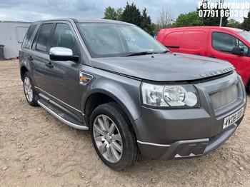 Location: Peterborough - 2008 LAND ROVER FREELANDER S TD4 Estate REG: VK08ODR, Keys: No, MOT Expiry date: 30/03/2026, 2179 Diesel, 6 Speed Manual Diesel, Former Keepers: 8