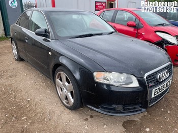 Location: Peterborough - 2006 AUDI A4 S LINE TDI 140 AUTO 4 Door Saloon REG: EO56XCC, Keys: No, MOT Expiry date: 02/02/2027, 1968 Diesel, Variable 1 Speed Auto Diesel, Former Keepers: 10