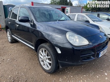 Location: Peterborough - 2006 PORSCHE CAYENNE TIPTRONIC S Estate REG: YJ06FJD, Keys: No, MOT Expiry date: 09/08/2026, 3189 Petrol, 6 Speed Auto Petrol, Former Keepers: 9