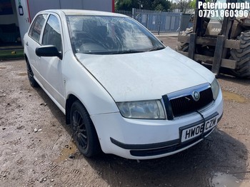 Location: Peterborough - 2006 SKODA FABIA CLASSIC HTP 5 Door Hatchback REG: HW06CZM, Keys: No, MOT Expiry date: 19/03/2026, 1198 Petrol, 5 Speed Manual Petrol, Former Keepers: 8
