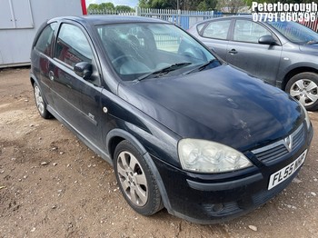 Location: Peterborough - 2005 VAUXHALL CORSA SXI TWINPORT 3 Door Hatchback REG: FL55NHP, Keys: No, MOT Expiry date: 20/07/2026, 1229 Petrol, 5 Speed Manual Petrol, Former Keepers: 7