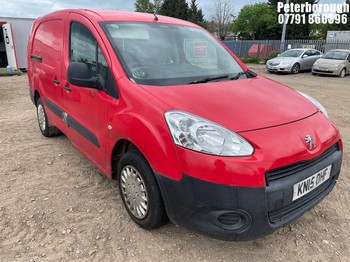 Location: Peterborough - 2015 PEUGEOT PARTNER 750 S L2 HDI Panel Van REG: KN15OHF, Keys: No, MOT Expiry date: 05/08/2026, 1560 Diesel, 5 Speed Manual Diesel, Former Keepers: 3