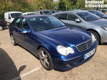 Location: Brentwood - 2006 MERCEDES C180 KOMP. AVANTGARDE SE 4 Door Saloon REG: GY06FMC, Keys: No, MOT Expiry date: 25/04/2026, 1796 Petrol, 5 Speed Auto Petrol, Former Keepers: 3