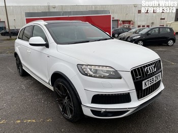 Location: South Wales - 2009 AUDI Q7 S LINE TDI QUATTRO A ESTATE REG: KT59ZKY, 2967cc DIESEL, 6 SPEED AUTO DIESEL, Former Keepers: 7, Keys: Yes, MOT Expiry date: 30/04/2026