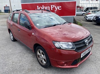 Location: South Wales - 2015 DACIA LOGAN MCV AMBIANCE DCI Estate REG: CA65OHE, Keys: No, MOT Expiry date: 11/12/2025, 1461 Diesel, 5 Speed Manual Diesel, Former Keepers: 3