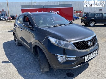 Location: South Wales - 2014 KIA SPORTAGE 2 ISG CRDI Estate REG: GV14YPW, Keys: No, MOT Expiry date: 06/06/2025, 1685 Diesel, 6 Speed Manual Diesel, Former Keepers: 3