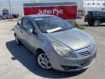 Location: South Wales - 2007 VAUXHALL CORSA SXI A/C 3 Door Hatchback REG: CE07SFY, Keys: No, MOT Expiry date: 18-09-2025, 1364 Petrol, 5 Speed Manual Petrol, Former Keepers: 5