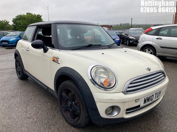 Location: Nottingham - 2010 MINI COOPER 3 Door Hatchback REG: WM10TUY, Keys: No, MOT Expiry date: 11/08/2026, 1598 Petrol, 6 Speed Manual Petrol, Former Keepers: 7