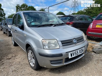 Location: Mitcham - 2005 FIAT PANDA DYNAMIC MULTIJET 5 Door Hatchback REG: WV55XOH, Keys: No, MOT Expiry date: 26/11/2025, 1248 Diesel, 5 Speed Manual Diesel, Former Keepers: 6