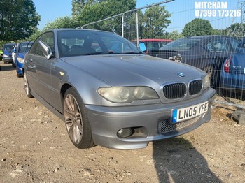 Location: Mitcham - 2005 BMW 320CI SPORT AUTO Coupe REG: LN05YPE, Keys: No, MOT Expiry date: 01/05/2026, 2171 Petrol, 5 Speed Auto Petrol, Former Keepers: 1