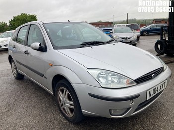 Location: Nottingham - 2004 FORD FOCUS ZETEC 5 Door Hatchback REG: NJ04XXT, Keys: No, MOT Expiry date: 18/05/2026, 1596 Petrol, 5 Speed Manual Petrol, Former Keepers: 6
