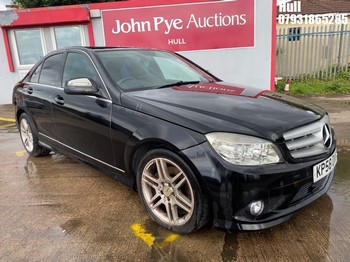 Location: Hull - 2008 MERCEDES C200 SPORT CDI A 4 Door Saloon REG: KP58DWK, Keys: No, MOT Expiry date: 24/10/2025, 2148 Diesel, 5 Speed Auto Diesel, Former Keepers: 8