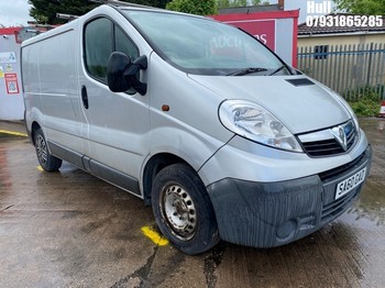 Location: Hull - 2010 VAUXHALL VIVARO 2900 CDTI SWB Panel Van REG: SA60GAO, Keys: No, MOT Expiry date: 13/08/2026, 1995 Diesel, 6 Speed Manual Diesel, Former Keepers: 4