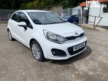 Location: Leeds - 2012 KIA RIO 2 ECODYNAMICS CRDI 5 Door Hatchback REG: MT12OHA, Keys: No, MOT Expiry date: 17-05-2025, 1120 Diesel, 6 Speed Manual Diesel, Former Keepers: 7