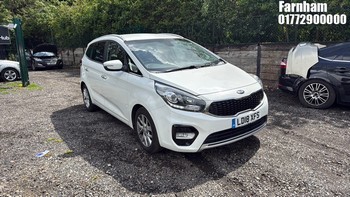 Location: Farnham - 2018 KIA CARENS 2 LSG 5 Door MPV REG: LD18XFS, Keys: Yes, MOT Expiry date: 03/05/2027, 1591 CC Petrol, 6 Speed Manual Petrol, Former Keepers: 1