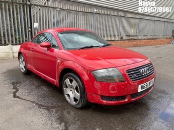 Location: Hayes - 2000 AUDI TT QUATTRO (225 BHP) Coupe REG: W651NYJ, Keys: No, MOT Expiry date: 18/09/2026, 1781 Petrol, 6 Speed Manual Petrol, Former Keepers: 5