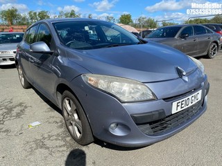 Location: Manchester - 2010 RENAULT MEGANE DYNAMIQUE VVT 5 Door Hatchback REG: FE10GYC, 1598cc PETROL, 6 Speed Manual Petrol, Former Keepers: 7, Keys: No, MOT Expiry date: 27/10/2026