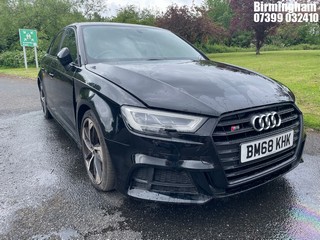 Location: Birmingham - 2019 AUDI S3 BLACK ED TFSI QUATTRO 5 Door Hatchback REG: BM68KHK, 1984 Petrol, 6 Speed Semi Auto Petrol, Former Keepers: 3, Keys: No, MOT Expiry date: 10/02/2023