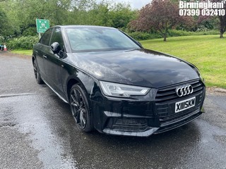 Location: Birmingham - 2018 AUDI A4 S LINE BLACK EDITION T Saloon REG: X111SKM, 1968 Diesel,, Former Keepers: 5, Keys: No, MOT Expiry date: 25/03/2026