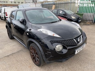 Location: BELVEDERE - 2012 NISSAN JUKE KURO DCI 5 Door Hatchback REG: KY12RGU, 1461cc Diesel, 6 Speed Manual Diesel, Former Keepers: 2, Keys: No, MOT: Expiry date10/11/2026