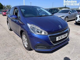 Location: Belvedere - 2016 PEUGEOT 208 ACTIVE S/S S-A 5 DOOR HATCHBACK REG: OE16PNX, 1200cc PETROL, 5 SPEED SEMI AUTO PETROL, Former Keepers: 4, Keys: Yes, MOT Expiry date: 30/11/2026