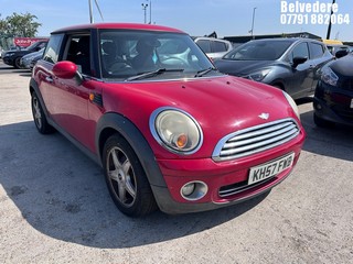 Location: Belvedere - 2007 MINI COOPER AUTO 3 DOOR HATCHBACK REG: KH57FWB, 1598cc PETROL, 6 SPEED AUTO PETROL, Former Keepers: 4, Keys: Yes, MOT Expiry date: 10/10/2026