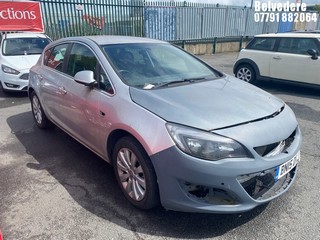Location: Belvedere - 2015 VAUXHALL ASTRA TECH LINE CDTI EFLE 5 Door Hatchback REG: BN15DKJ, Keys: No, MOT Expiry date: 10/03/2025, 1598 Diesel, 6 Speed Manual Diesel, Former Keepers: 3