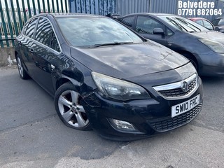 Location: Belvedere - 2010 VAUXHALL ASTRA SRI TURBO 5 Door Hatchback REG: SW10FRC, Keys: No, MOT Expiry date: 19/04/2025, 1364 Petrol, 6 Speed Manual Petrol, Former Keepers: 8